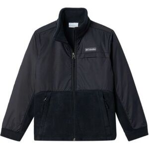 Columbia Boy’s Steens Mt Overlay Black Water Resistant Fleece